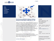 Tablet Screenshot of mednovo.de
